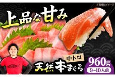 極上！たね熟天然本まぐろ中トロ(960g) 天然 マグロ 鮪 中トロ 刺身 魚 魚介 魚介類 海鮮丼 本マグロ 本まぐろ 本鮪 中とろ 中トロ 冷凍 お刺身 お寿司 大阪府高槻市/本まぐろ直売所 [AOCE011]