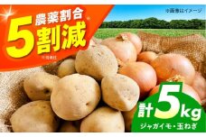 ジャガイモ＆タマネギ詰め合わせ 5キロ 野菜 やさい 詰合せ 詰め合わせ じゃがいも たまねぎ 玉ねぎ  旬野菜 大阪府高槻市/ベジ彩ファーム [AOEJ002]