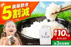 【全3回定期便】お米 10キロ 米 お米 白米 コメ おこめ 10kg 大阪府高槻市/ベジ彩ファーム [AOEJ011]