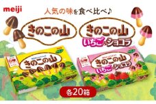 明治 きのこの山 きのこの山いちご＆ショコラ 各20箱（計40箱） チョコレート きのこの山 食べくらべ お菓子 おやつ チョコ クッキー イチゴチョコ スイーツ アソート 大容量 ストック 大阪府高槻市/株式会社 丸正高木商店 [AOAA064]