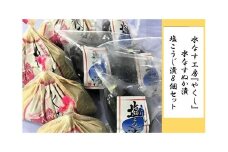 水なす工房『やくし』水なすぬか漬＆塩こうじ漬８個セット