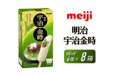明治 宇治金時 65ml × 6本　8箱