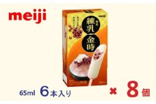 明治 練乳金時 65ml × 6本　8箱