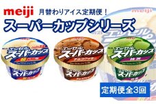 【全3回】月替わりアイス定期便！明治 エッセル スーパーカップシリーズ