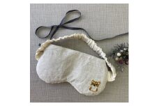 柴犬手刺繍入り小豆アイピロー【1326827】