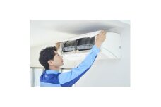 ＜茨木市内のみ＞エアコンクリーニング〈壁掛けタイプ 幅120cm未満〉+エアコン抗菌コート【1247425】