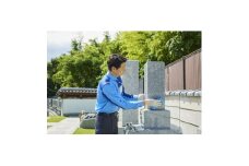 ＜茨木市内のみ＞お墓おそうじ代行サービス　1回【1247426】