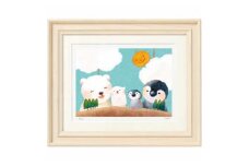 イラスト作家「菜生」アートフレーム〈ちいさなぺんくま劇場〉ペンギン&しろくま【1508176】