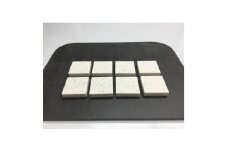 インシュレーター　正方形型　1セット8個入り　白地　粒模様【1507404】