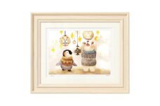 イラスト作家「菜生」アートフレーム〈きらきらクリスマス〉ぺん&くま【1569233】