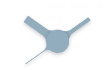 C161　iconclock　ブルー