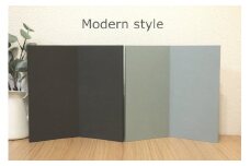 C189　Modern styleインテリア屏風【Black】