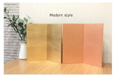 D185　Modern styleインテリア屏風【金箔】