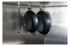 E148 DISH PAN 20/26cmセット(着脱ハンドル付)【フライパン 鉄 フライパンセット 20cm 26cm 中本千尋 藤田金属 FUJITA ガス IH 日本製 町工場 大阪府 八尾】