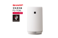 R102　SHARP 空気清浄機 FU-TC01-W（ホワイト系） 【シャープ 電化製品 家電 生活家電 空気清浄 プラズマクラスター イオン 花粉 カビ 集じん 消臭 脱臭 ウイルス対策 コンパクト 正規品 大阪府 八尾市 返礼品】