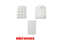 K117 ミキハウス 出産準備寝具セット【mikihouse ベビー布団 出産 ベビー ベビー寝具 赤ちゃん ブランド 男の子 女の子 ふとん おねしょシーツ ふとんカバー 大阪府 八尾】