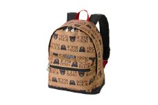 O103 ミキハウス ダブルＢ 総柄リュック【mikihouse リュックサック ８L ８リットル 子供 こども 遠足 かばん 男の子 女の子 おでかけ 大阪府 八尾】