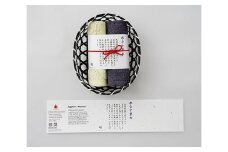 雫～SHIZUKU～ タオルハンカチ 2枚 籠入【泉州タオル 国産 吸水 普段使い シンプル 日用品】