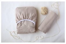 【tissu de coton/ハニカム織】泉州南部織 BED用シングルシーツ＆ピロー（BE）＜スピード発送＞