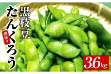 【畑から直送 朝採り】黒枝豆 3.6kg 【新鮮 野菜 泉佐野産 えだまめ やさい TONOファーム 高評価 数量限定】
