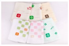 【スピード発送】JAPAN madeガーゼタオル 7枚セット（フェイスタオル6枚+ハンドタオル1枚）おまかせアソートH【泉州タオル 国産 吸水 普段使い シンプル 日用品】