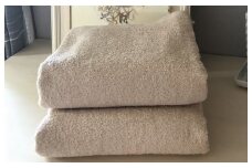 90×200超大判バスタオル２枚セット（シュアラインベージュ）泉州タオル【泉州タオル 国産 吸水 普段使い 無地 シンプル 日用品 家族 ファミリー】