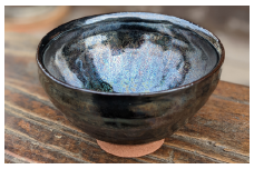陶芸家 番匠谷武作「焼き物」虹彩結晶天目茶碗
