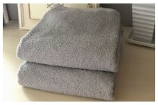 90×200超大判バスタオル２枚セット（オリオングレー）泉州タオル【泉州タオル 国産 吸水 普段使い 無地 シンプル 日用品 家族 ファミリー】