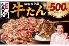 【スピード発送】ねぎ塩 牛たん 500g 小分け 250g×2【牛タン 牛肉 焼肉用 薄切り 訳あり サイズ不揃い】