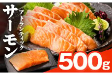 アトランティックサーモン 500g ポーション【小分け 真空パック 訳あり サイズ不揃い 刺身 海鮮丼 サラダ 鮭 さけ シャケ しゃけ sake 人気 オススメ 冷凍】