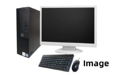 DELL製再生パソコン Win10 Core i3 新品SSD 液晶モニター付