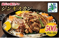 味付け ジンギスカン 500g【2人前 小分け 250g×2P 羊肉 ラム 焼肉 バーベキュー 冷凍 簡単調理 北国からの贈り物】