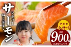 【スピード発送】サーモン 切り落とし 900g 小分け 300g×3 【訳あり サイズ不揃い 刺身 海鮮丼 サラダ カルパッチョ 鮭 さけ シャケ しゃけ sake 人気 オススメ 小分け  冷凍 家計応援 消費応援 物価高応援】