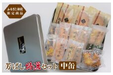 【創業80年】辻茂製菓 芳ばし特選セット中缶【ふるさと納税限定商品 昔造り 詰め合わせ 人気 おやつ おつまみ】