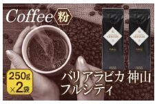 バリアラビカ神山フルシティ　250g×2袋／粉 【珈琲 こーひー コーヒー 自家焙煎 オリジナル ギフト キャンプ アウトドア 家計応援】