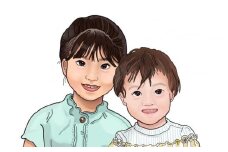 プレゼントにピッタリ！似顔絵アート 2名