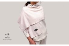 【100％ピュアカシミヤ】マフラー フリンジ無し ライトピンク【高級 カシミア おしゃれ ファッション 防寒 かしみあ】