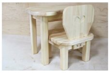 手作り木製 お子様用 机・いすセットVer.2 Mサイズ