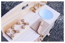 手作り木製 ままごとキッチンDHK 素材色バージョン