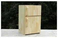 手作り木製 収納メインの中型冷蔵庫