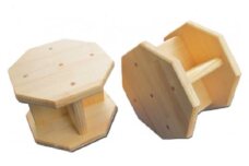  手作り木製 正座用補助椅子15cm  2個セット