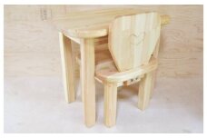 手作り木製 お子様用 机・いすセットVer.2 Lサイズ