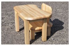 手作り木製 お子様用 机・いすセットVer.1 Sサイズ