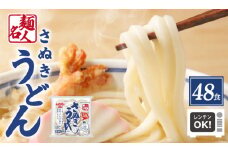 麺名人 さぬきうどん 48食【個包装 冷凍 惣菜 麺 簡単調理 一人暮らし】