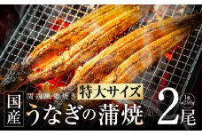 【ビッグサイズ】老舗五郎藤 国産 旨鰻 250g×2尾【関西風地焼き 特大 うなぎ ウナギ 蒲焼き 炭火 数量限定 有頭 北国からの贈り物 厳選】