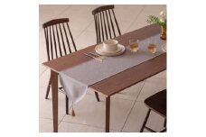 Calm Table runner with tassel／カルム テーブルランナー タッセルつき Mサイズ インディゴ