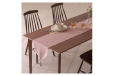 Calm Table runner with tassel／カルム テーブルランナー タッセルつき Mサイズ プラム