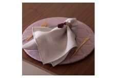 丸形ランチョンマット Azulejo Round Luncheon mat／アズレージョ プレイスマットなし プラム