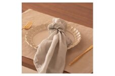 ランチョンマット flor lithuania linen Luncheon mat／フロール リトアニアリネン ベージュ