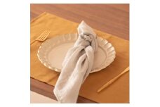 ランチョンマット flor lithuania linen Luncheon mat／フロール リトアニアリネン イエロー